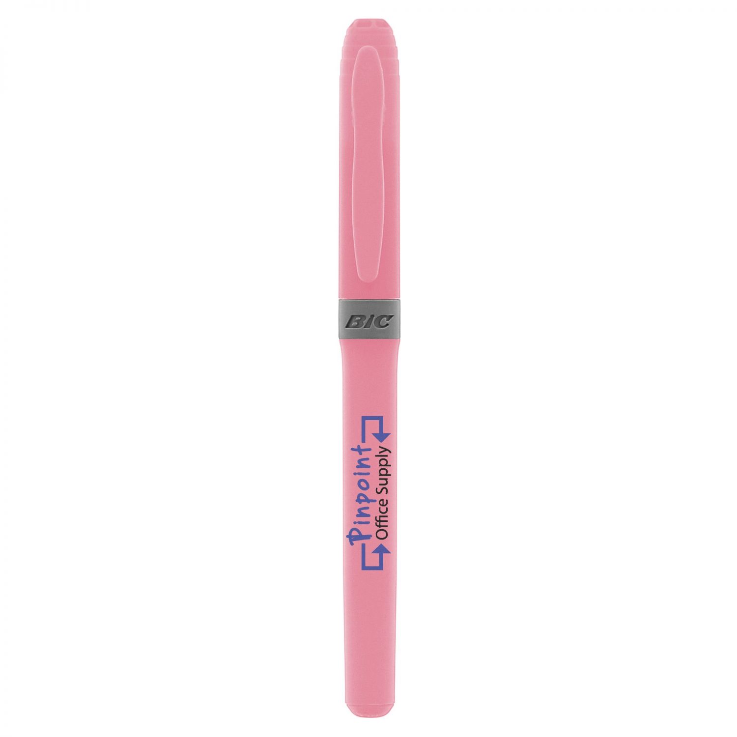 Bic Brite Liner Grip - Resaltador fluorescente, punta de cincel, rosa,  resaltador 12